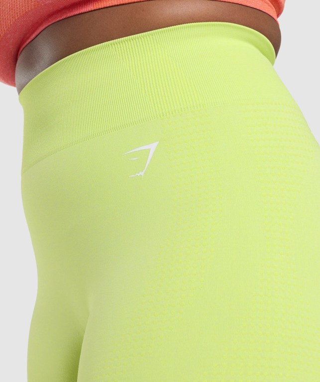 Gymshark Vital Seamless 2.0 Şort Kadın Sarı | 219-EKRPBM