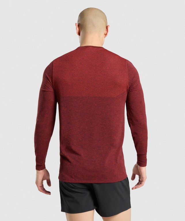 Gymshark Vital Tişört Erkek Kırmızı | 826-ZVXIQA