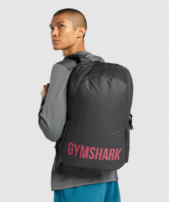 Gymshark X-Series 0.1 Çanta & Sırt Çantası Erkek Siyah Pembe | 028-VAYGWO